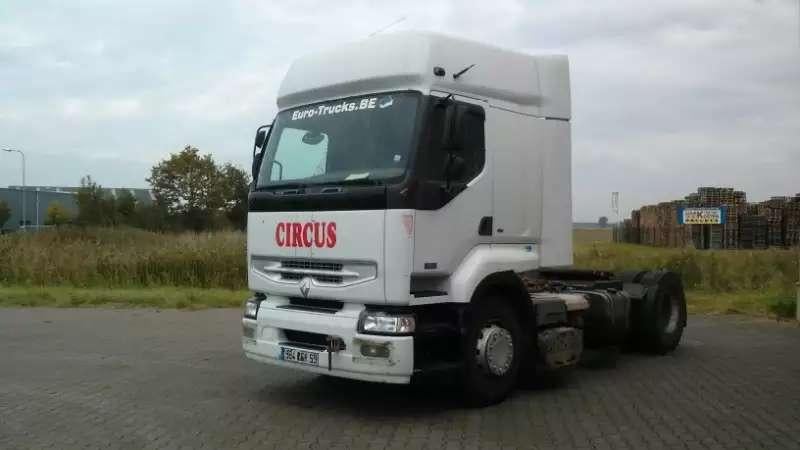 Renault Premium 420dci manueel gearbox, Renault, Wit, 420 kW, Bruin