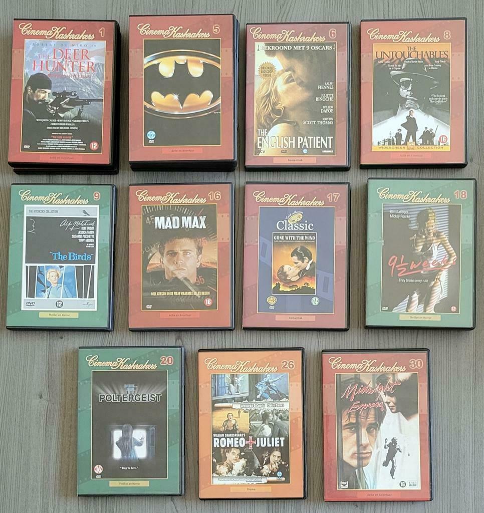 DVD 》Cinema Kaskrakers (NRS: 1,5,6,8,9,16,17,18,20,26&30), Cd's en Dvd's, Dvd's | Klassiekers, Zo goed als nieuw, Ophalen