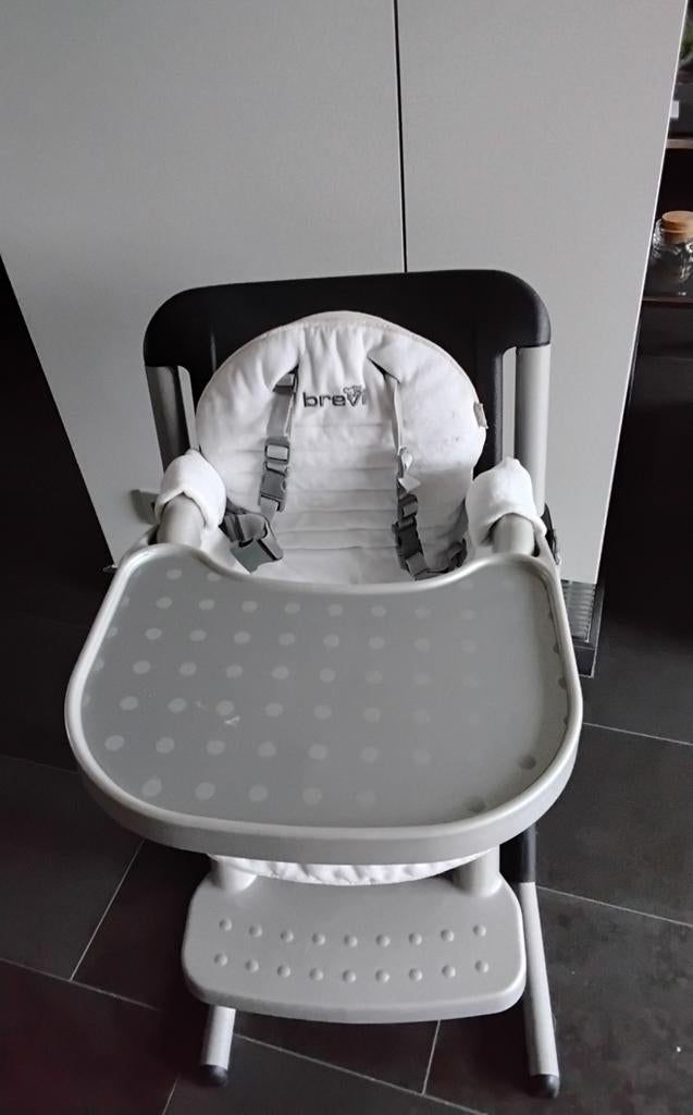 IN PRIJS VERLAAGD BREVI Slex kinderstoel verstelbare hoogte., Kinderen en Baby's, Kinderstoelen, Ophalen, Gebruikt
