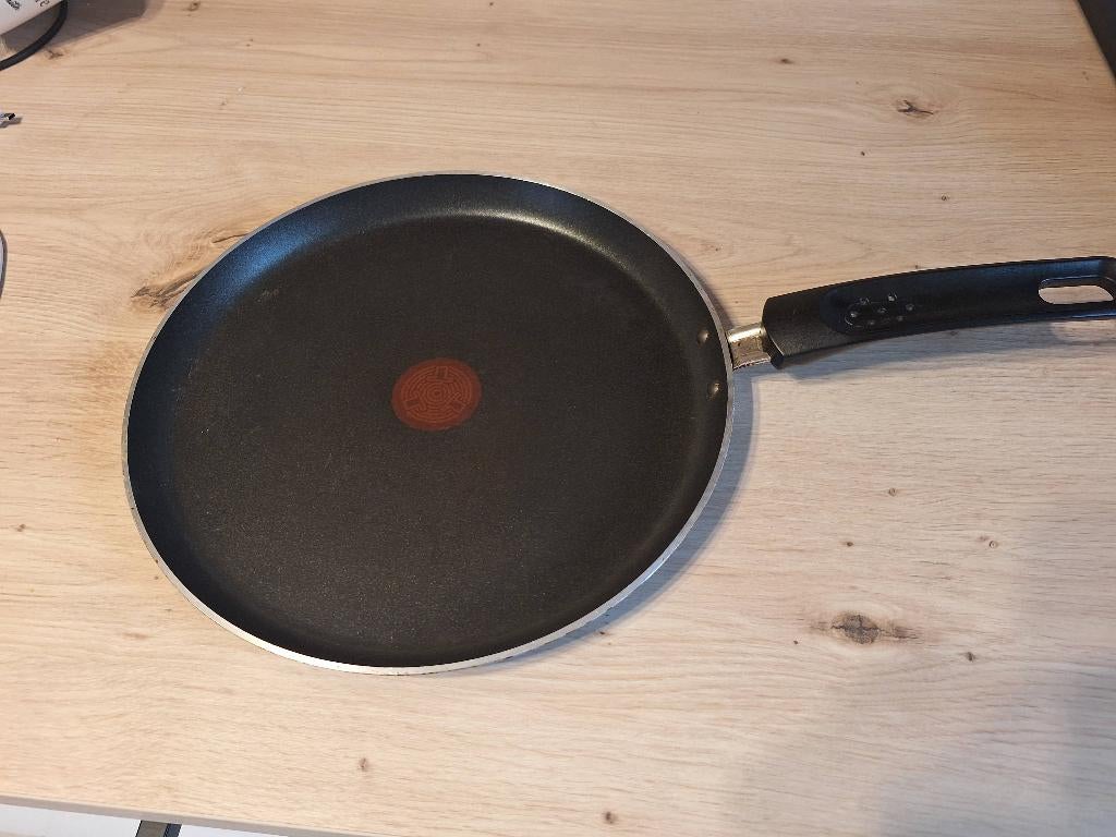Tefal crêpemaker, Ophalen of Verzenden, Gebruikt, Koekenpan of Braadpan, Keramische plaat