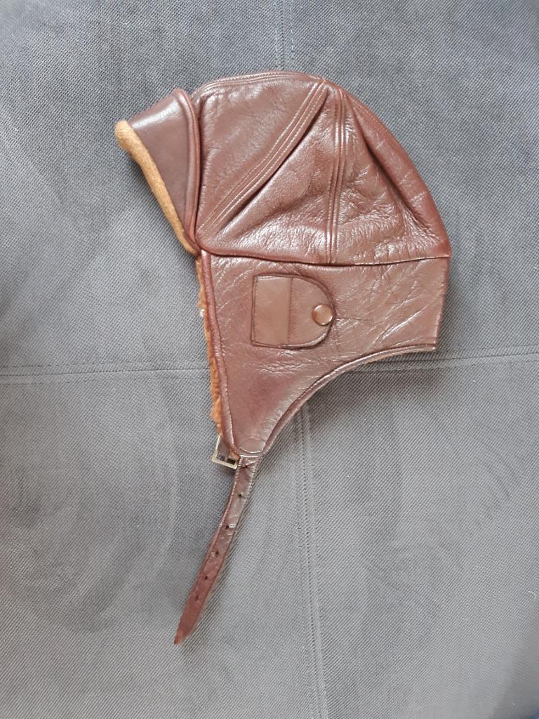 vieux chapeau de pilote marron, Enlèvement ou Envoi, Porté, Bonnet