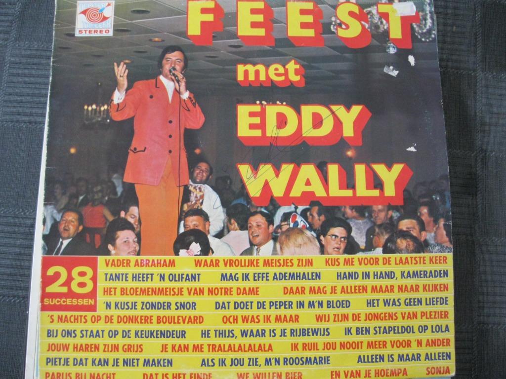 Eddy Wally Lp met handtekening dubbel, Enlèvement ou Envoi