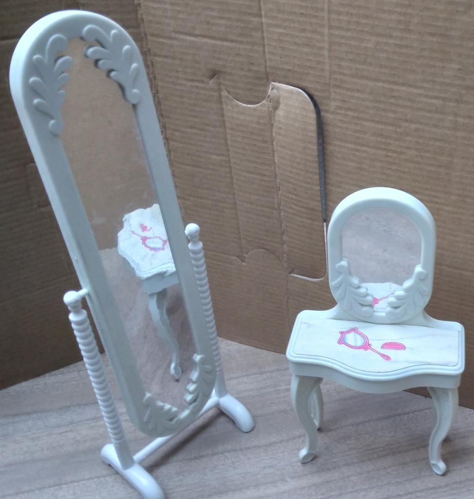 Miroir + Coiffeuse / Spiegel + Kaptafel - Blue Box Toys, Enlèvement, Utilisé, Autres types
