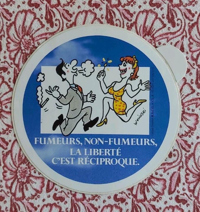 Wolinski tekensticker, Ophalen of Verzenden, Nieuw, Strip of Tekenfilm