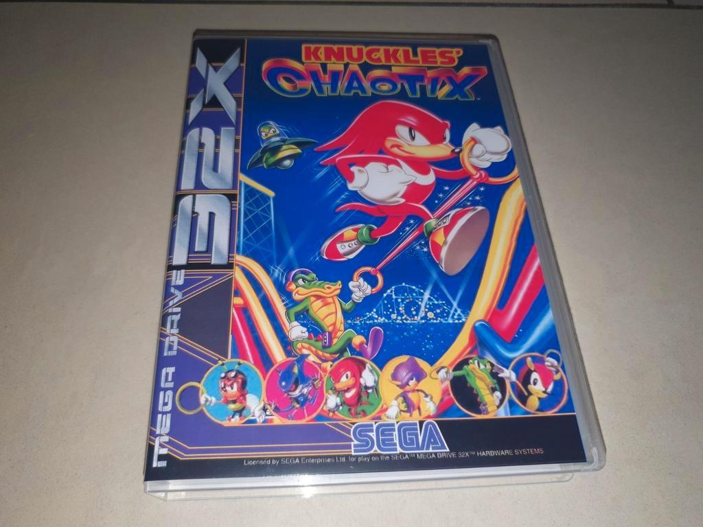 Knuckles Chaotix Sega 32X Game Case, Games en Spelcomputers, Games | Sega, Verzenden, Zo goed als nieuw
