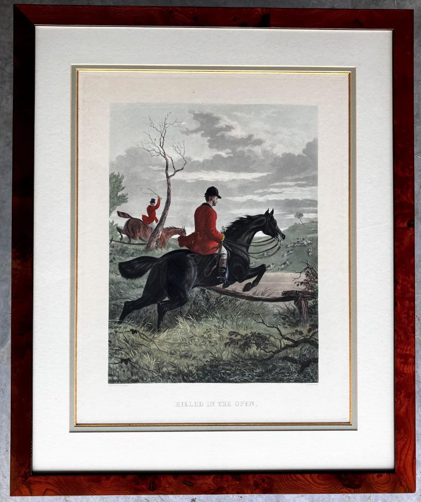 Kleuren gravure Edward Gilbert Hester (1843-1903), Antiek en Kunst, Kunst | Etsen en Gravures, Ophalen