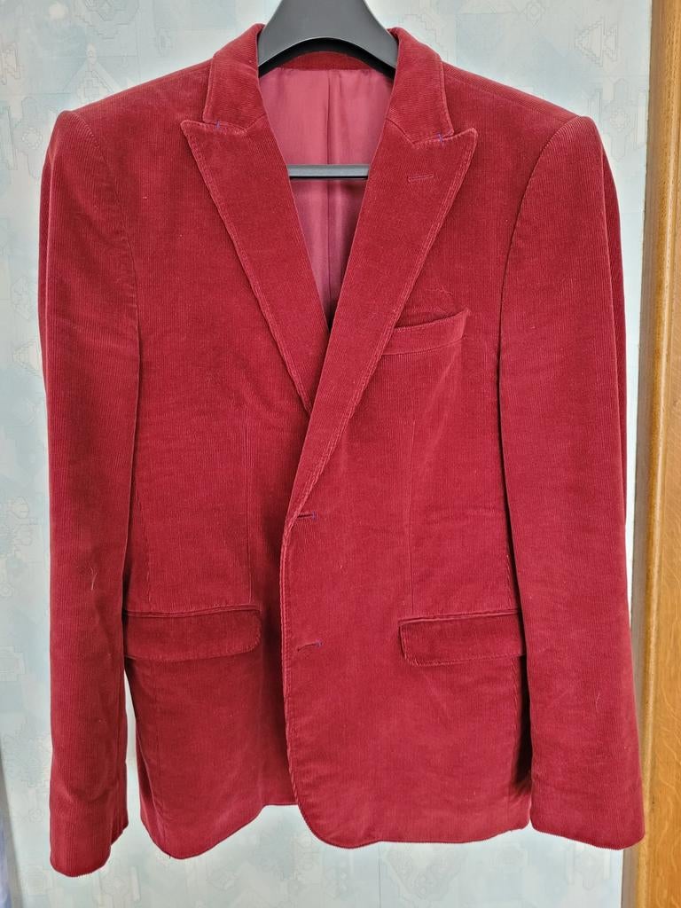 Ribfluwelen herenvest Stijn Helsen Maat M, Kleding | Heren, Ophalen, Maat 48/50 (M)