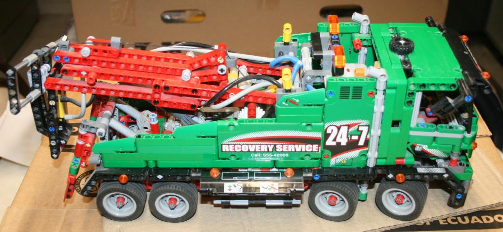lego technic service truck set 42008, Kinderen en Baby's, Speelgoed | Duplo en Lego, Ophalen, Zo goed als nieuw, Complete set