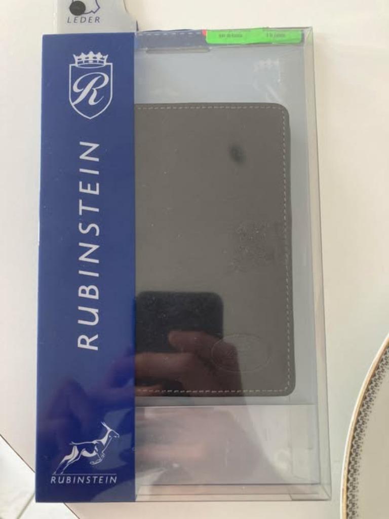 Rubinstein portemonee, Handtassen en Accessoires, Portemonnees, Zwart, Nieuw, Leder, Ophalen