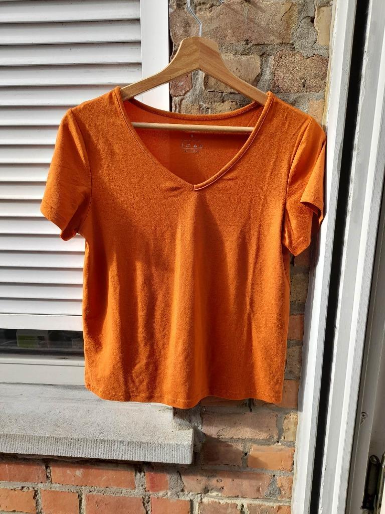 T-shirt met korte mouwen van 'Shein' Tijger oranje  Maat S, Kleding | Dames, T-shirts, Oranje, Ophalen of Verzenden, Korte mouw