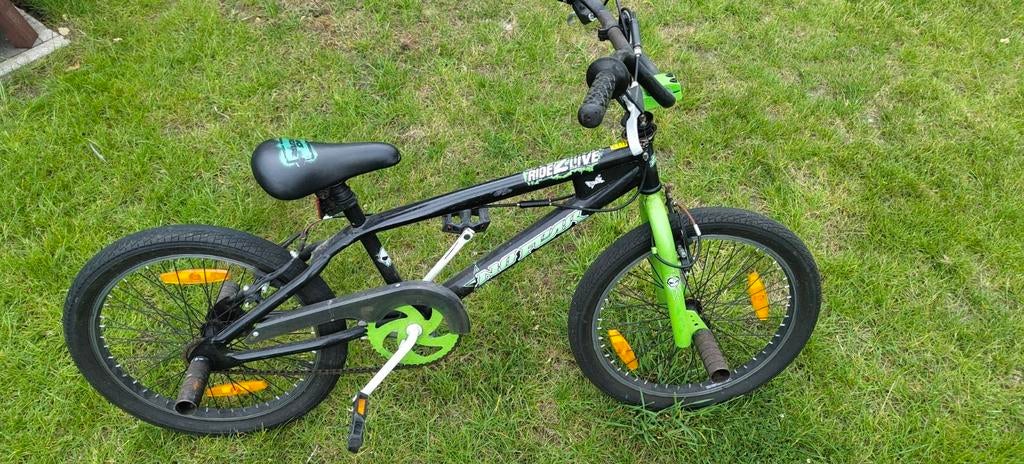 BMX groen met stuntsteunen, Fietsen en Brommers, Ophalen, Gebruikt