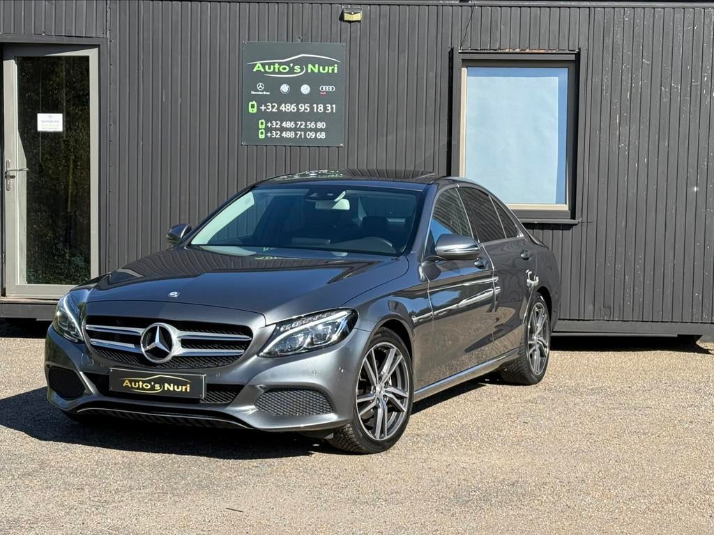 Mercedes-benz c220d 170pk automaat navi opendak 12M garantie, Automaat, 4 deurs, Achterwielaandrijving, Bedrijf