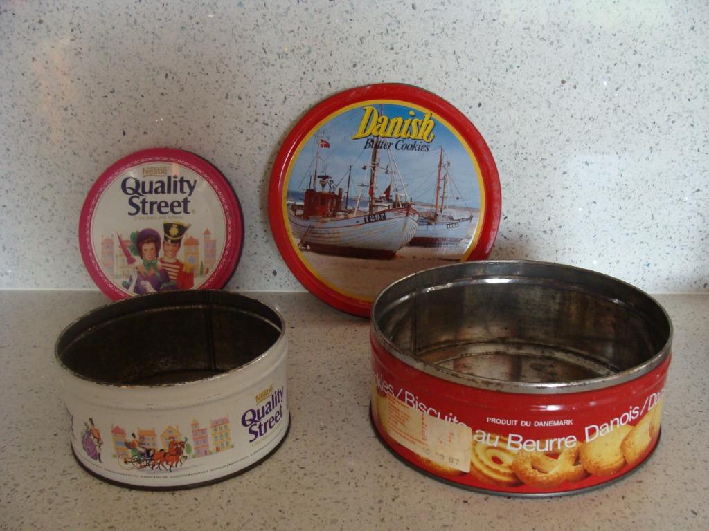 boîtes métal,1Danois biscuits,1Nestlé chocolat,1côte d'Or, Enlèvement ou Envoi, Utilisé, Autre, Autres marques