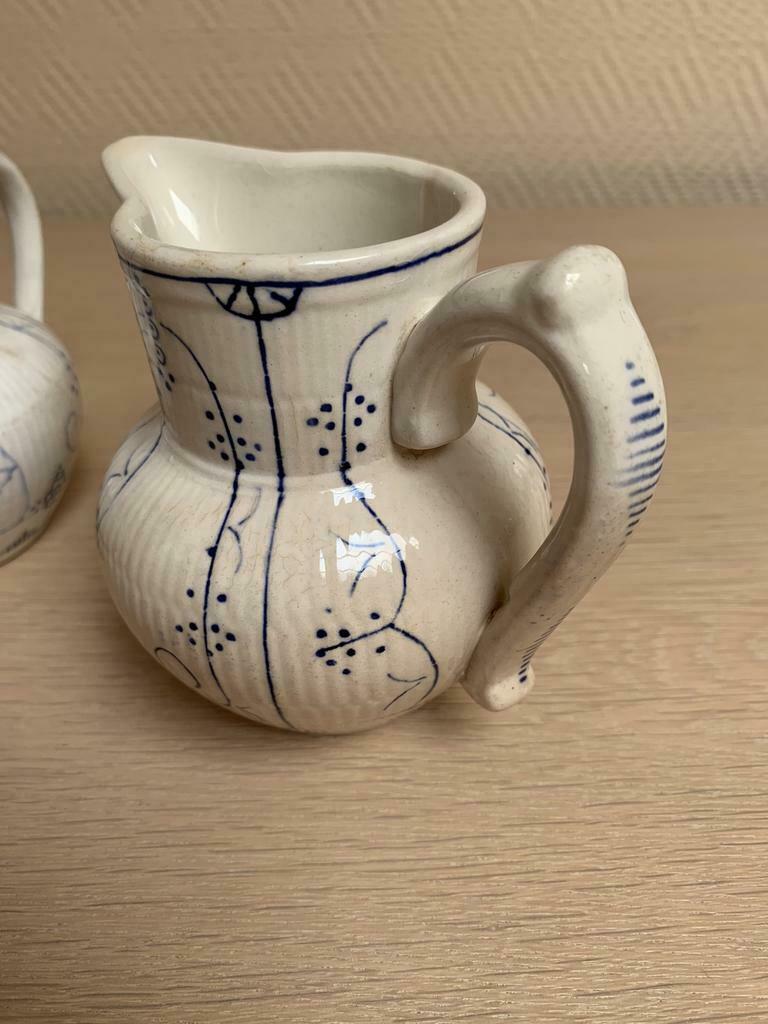 Melkkannetjes Boch / Saks, Ophalen of Verzenden, Gebruikt
