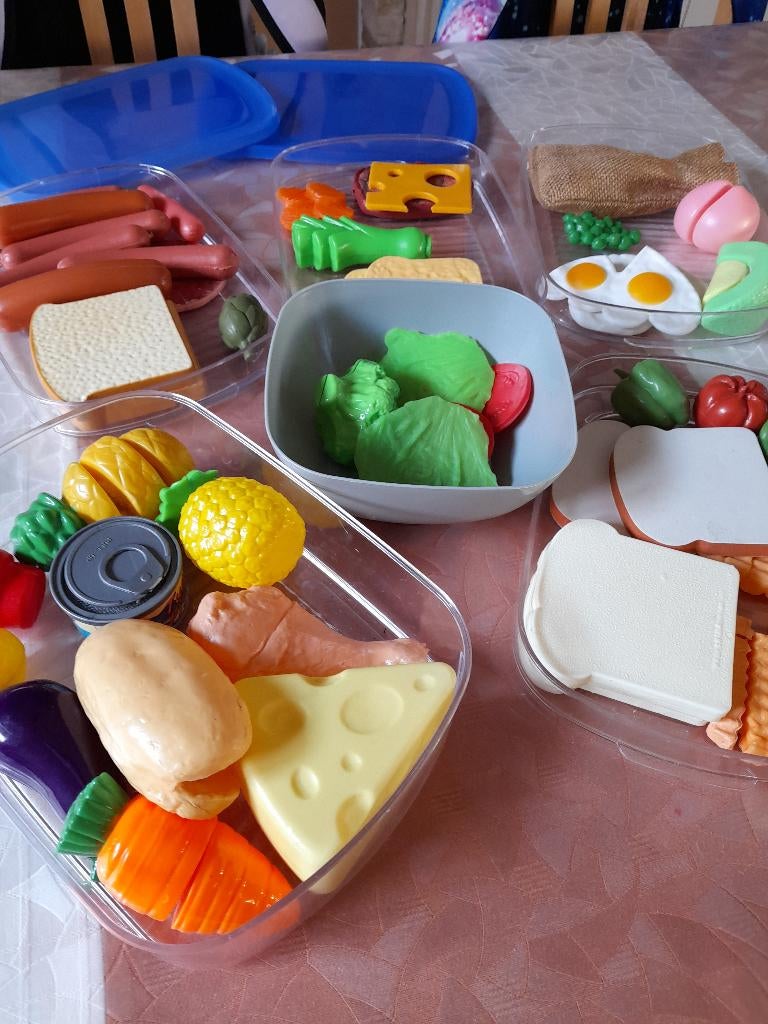 Homemade keukentje + toebehoren, Ophalen, Zo goed als nieuw, Kunststof, Speelkeuken-accessoire