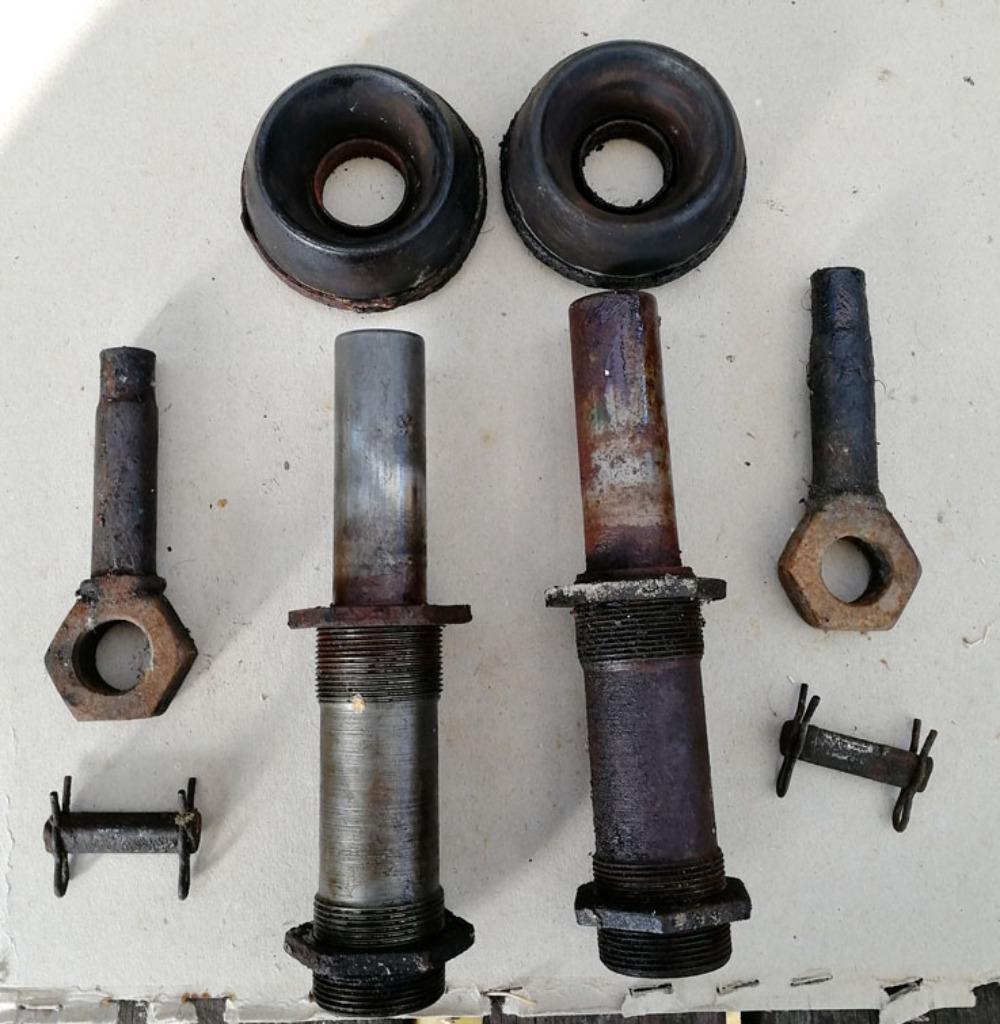 Montageset veerpot Citroen 2cv 2pk Dyane Mehari AMI AK, Ophalen of Verzenden, Gereviseerd, Citroën