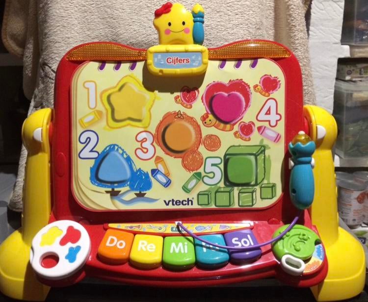 Tableau interactif éducatif Vtech avec musique., Enlèvement ou Envoi, Comme neuf