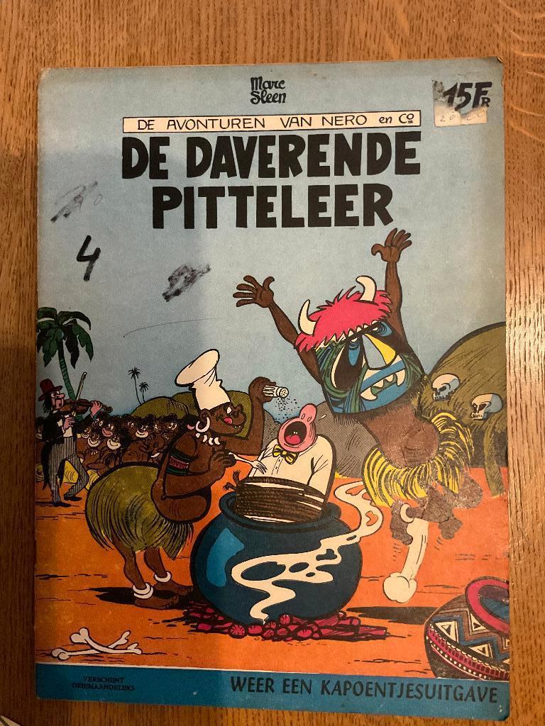 Strip Nero - De daverende Pitteleer - Marc Sleen, Verzamelen, Stripfiguren, Verzenden