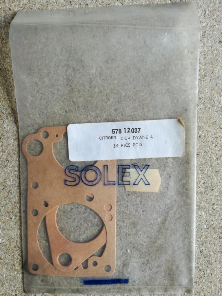 CITROEN 2CV, DYANE, MEHARI - KIT JOINTS CARBURATEUR - NEUF, Enlèvement ou Envoi, Neuf, Citroën