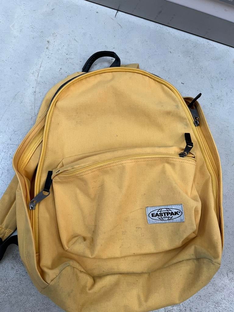 Eastpak rugzak geel, Handtassen en Accessoires, Tassen | Rugtassen, Ophalen of Verzenden, Gebruikt, Eastpak