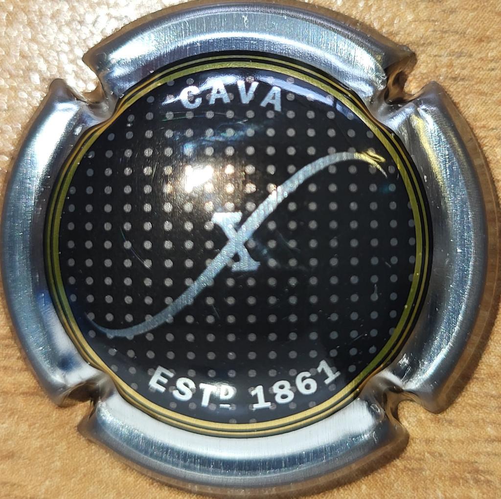 Capsule Cava d'Espagne FREIXENET noir & argent nr.14, Enlèvement ou Envoi, Neuf, Espagne, Autres types