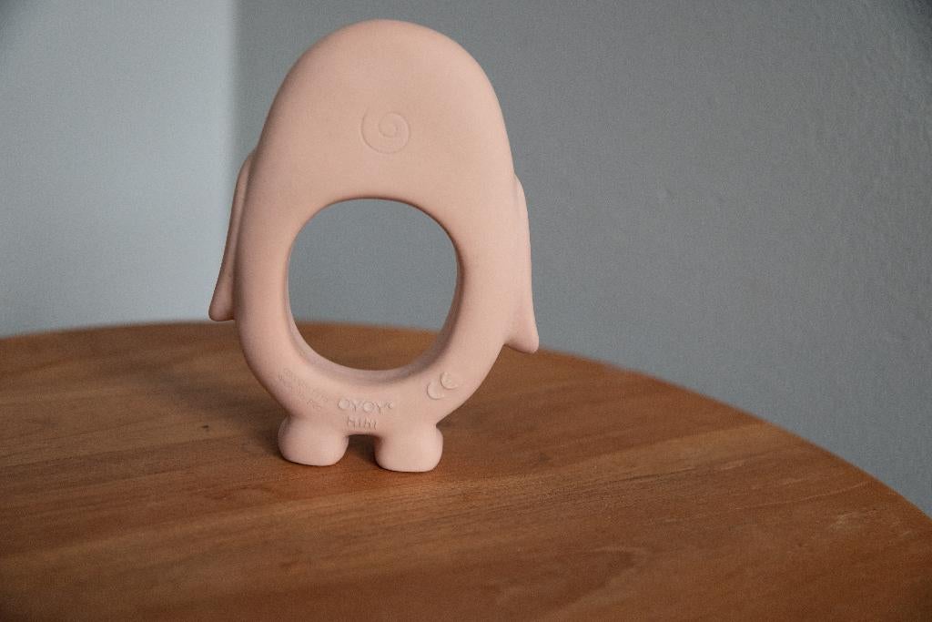 oyoy pinguïn babybijtring - roos, Ophalen, Zo goed als nieuw, Overige typen