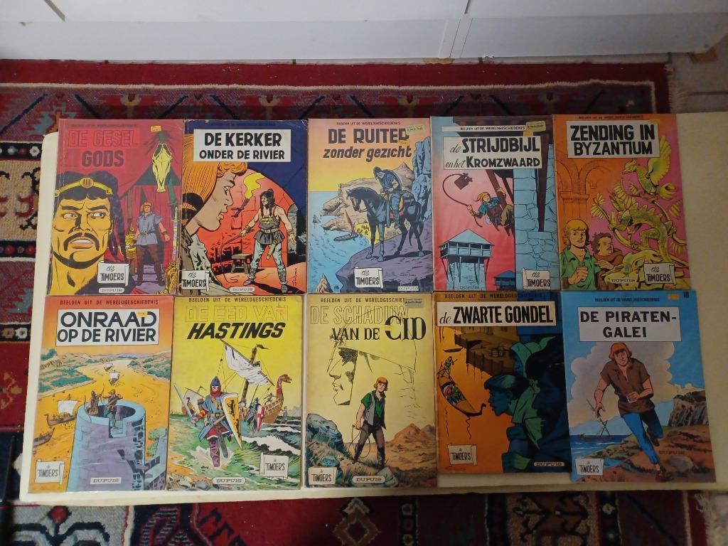 De timoers.  10 albums eerste druk, Boeken, Stripverhalen, Ophalen of Verzenden