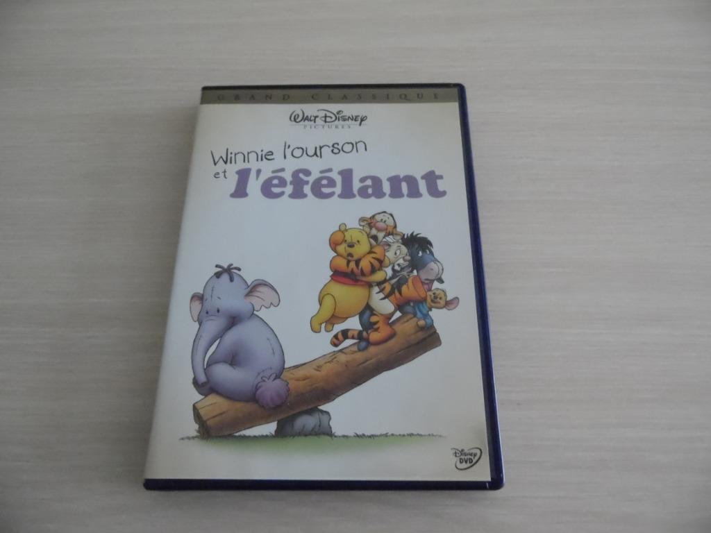 WINNIE L'OURSON ET L'ÉFÉLANT        DISNEY, CD & DVD, DVD | Films d'animation & Dessins animés, Comme neuf, Américain, Tous les âges