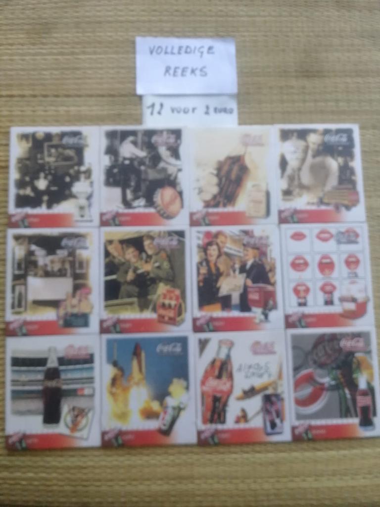 Volledige reeks bierviltjes Coco-Cola - 12 stuks voor €2, Ophalen of Verzenden, Viltje(s)