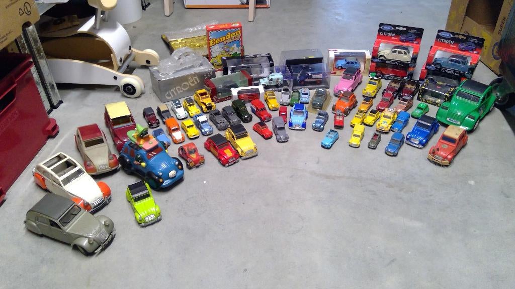 2CV 2PK citroën schaalmodellen norev siku etc verzameling, Verzamelen, Ophalen of Verzenden, Gebruikt, Auto's