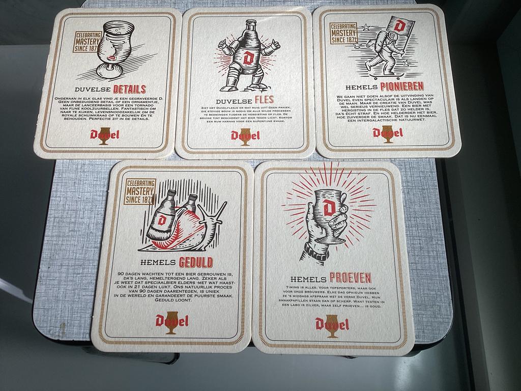 Bierviltjes Duvel, Ophalen of Verzenden, Zo goed als nieuw