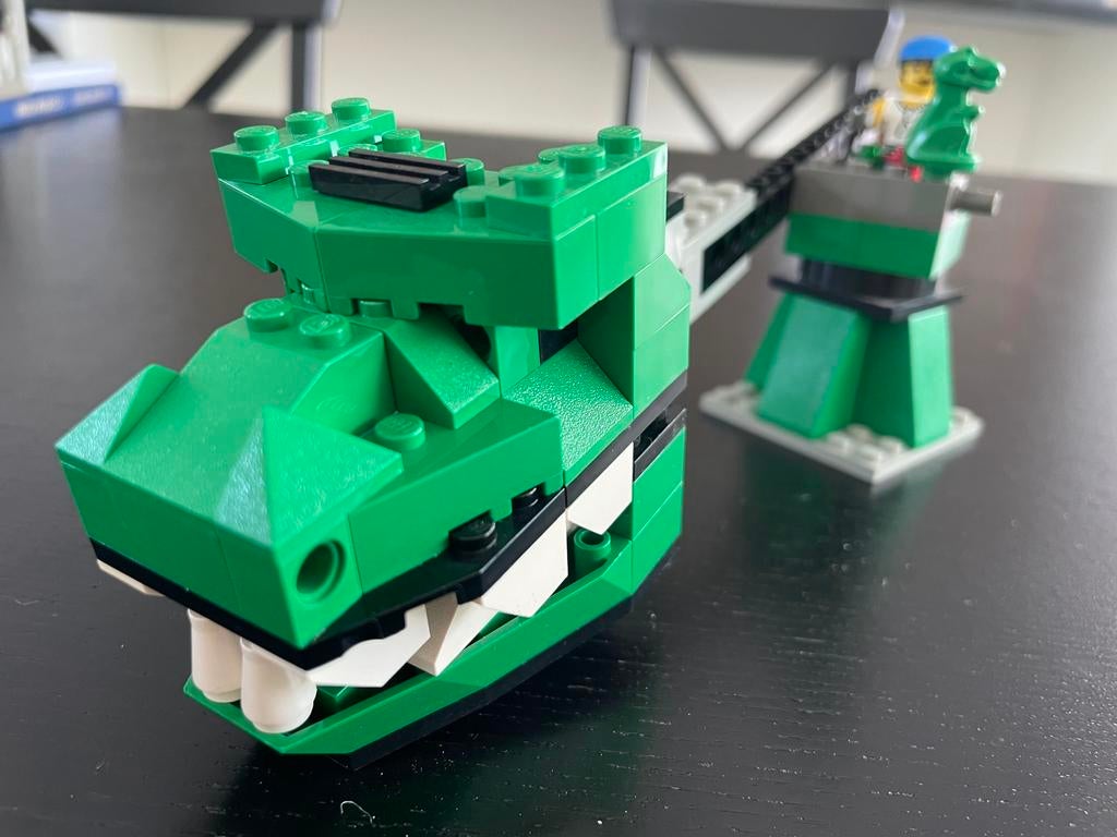 Lego Dino Head Attack 1354, Enlèvement ou Envoi, Utilisé, Ensemble complet, Lego