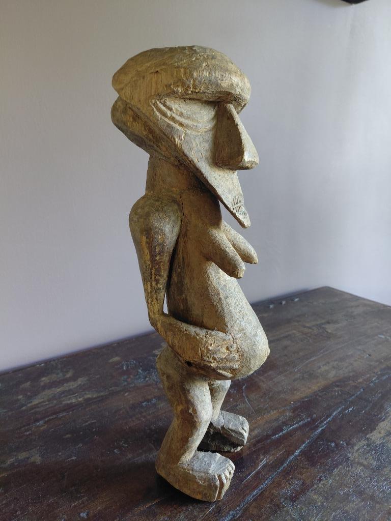 Beeldje - Senufo - 26cm - Hout - Senufo - Ivoorkust, Antiek en Kunst, Verzenden