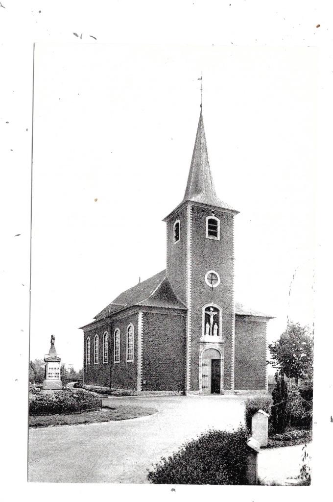 Bierges-lez-Wavre NA8: Kerk van SS Pierre en Marcelin, Verzenden, 1940 tot 1960, Ongelopen, Waals-Brabant