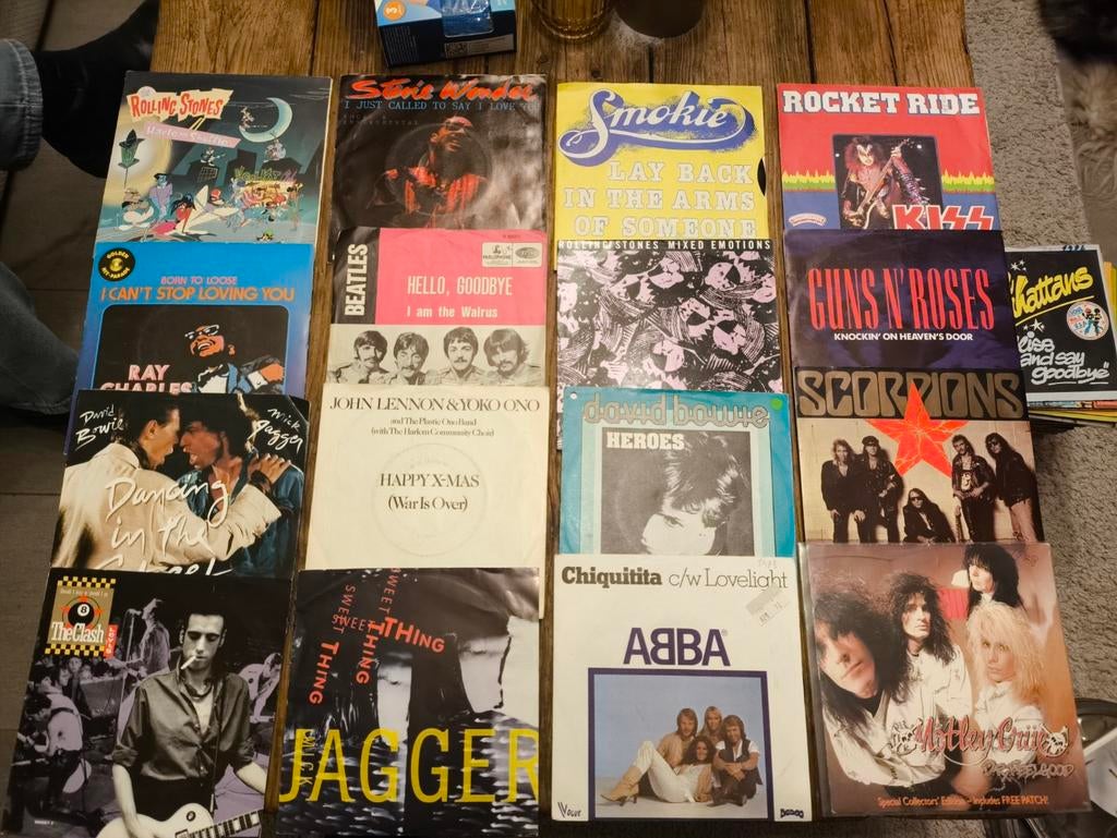 GIGA lot 7” vinyl singles – Rock, Pop & Soul – jaren 60-90, Ophalen of Verzenden