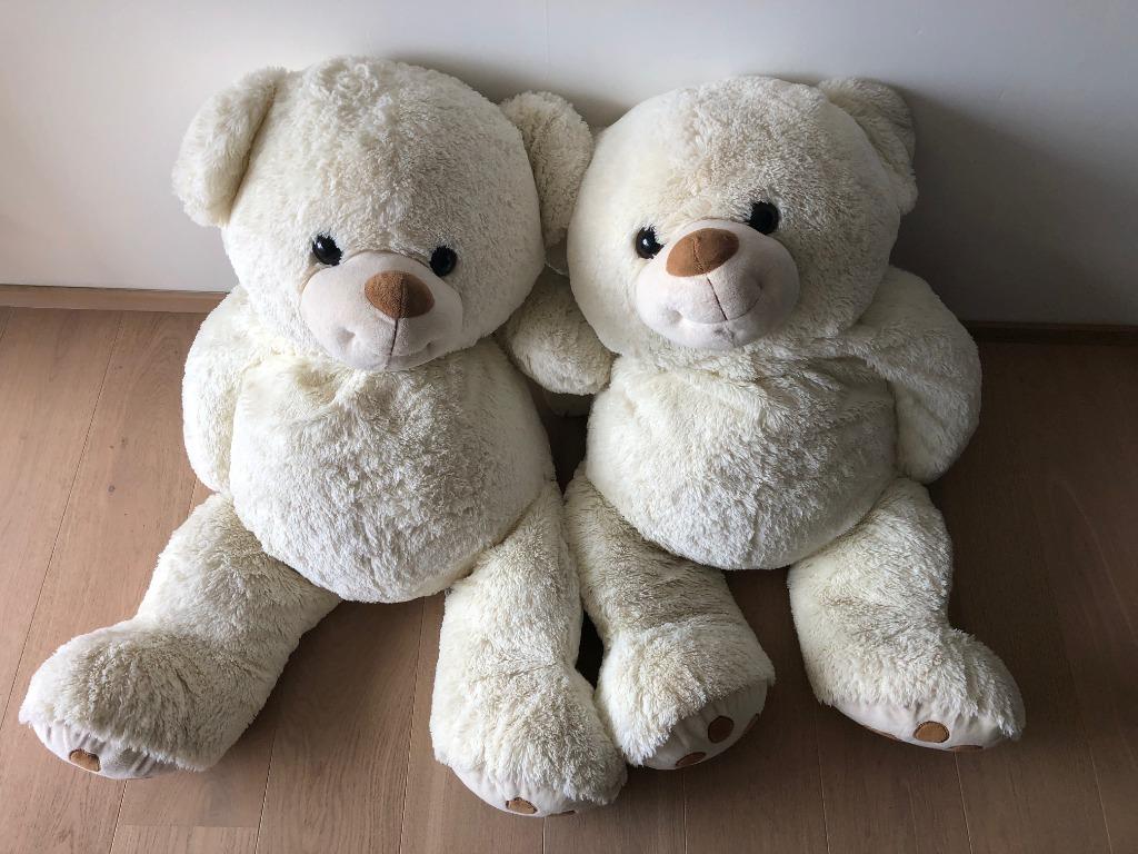 Twee grote teddyberen, Kinderen en Baby's, Ophalen, Zo goed als nieuw, Beer