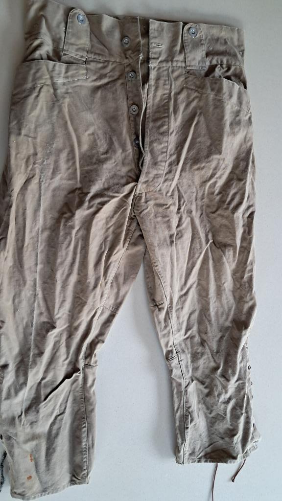 BELGIQUE - ABL - CULOTTE TOILE ANNEES 50, Enlèvement ou Envoi, Armée de terre, Vêtements ou Chaussures