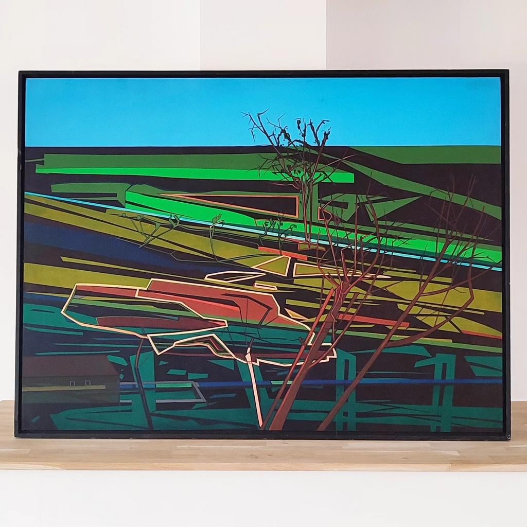 Peinture de Roland Lavianne. 2000 euros., Antiquités & Art, Enlèvement ou Envoi