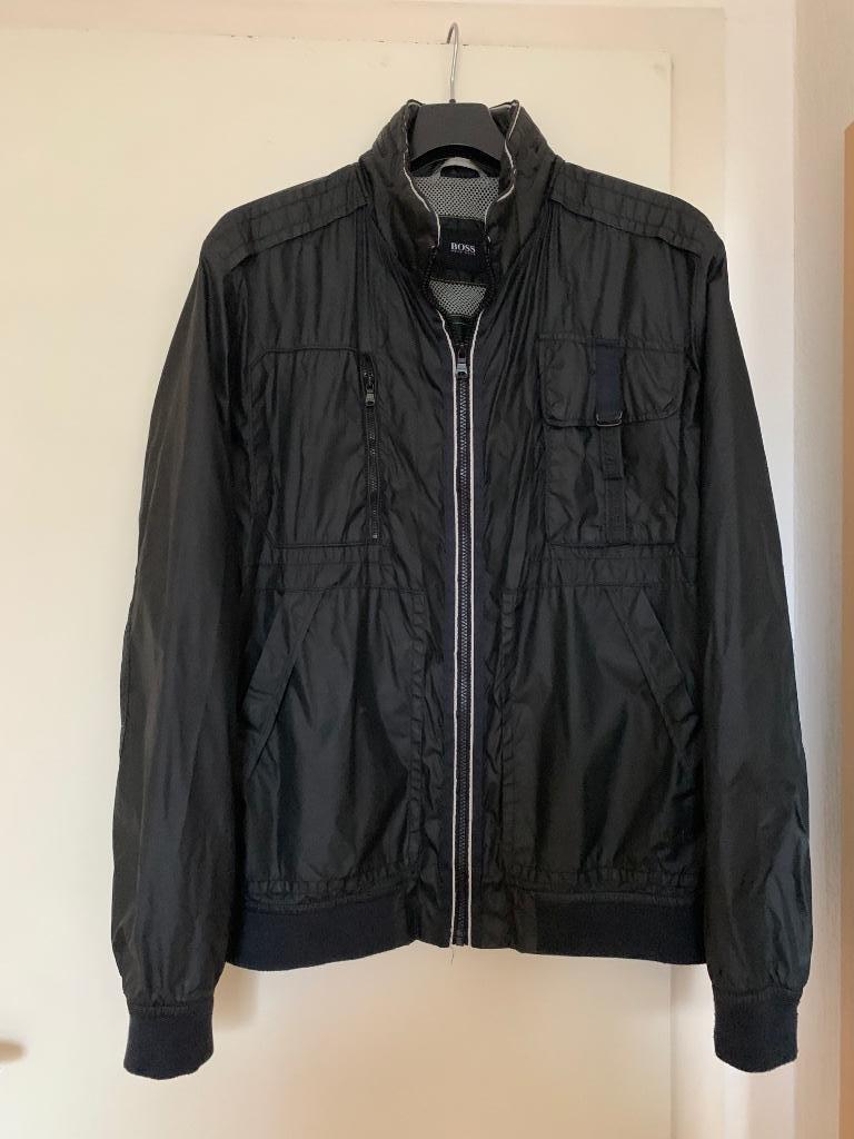 Veste légère BOSS Hugo Boss noir t.54/52 (L), Maat 52/54 (L), Boss, Zwart, Ophalen of Verzenden