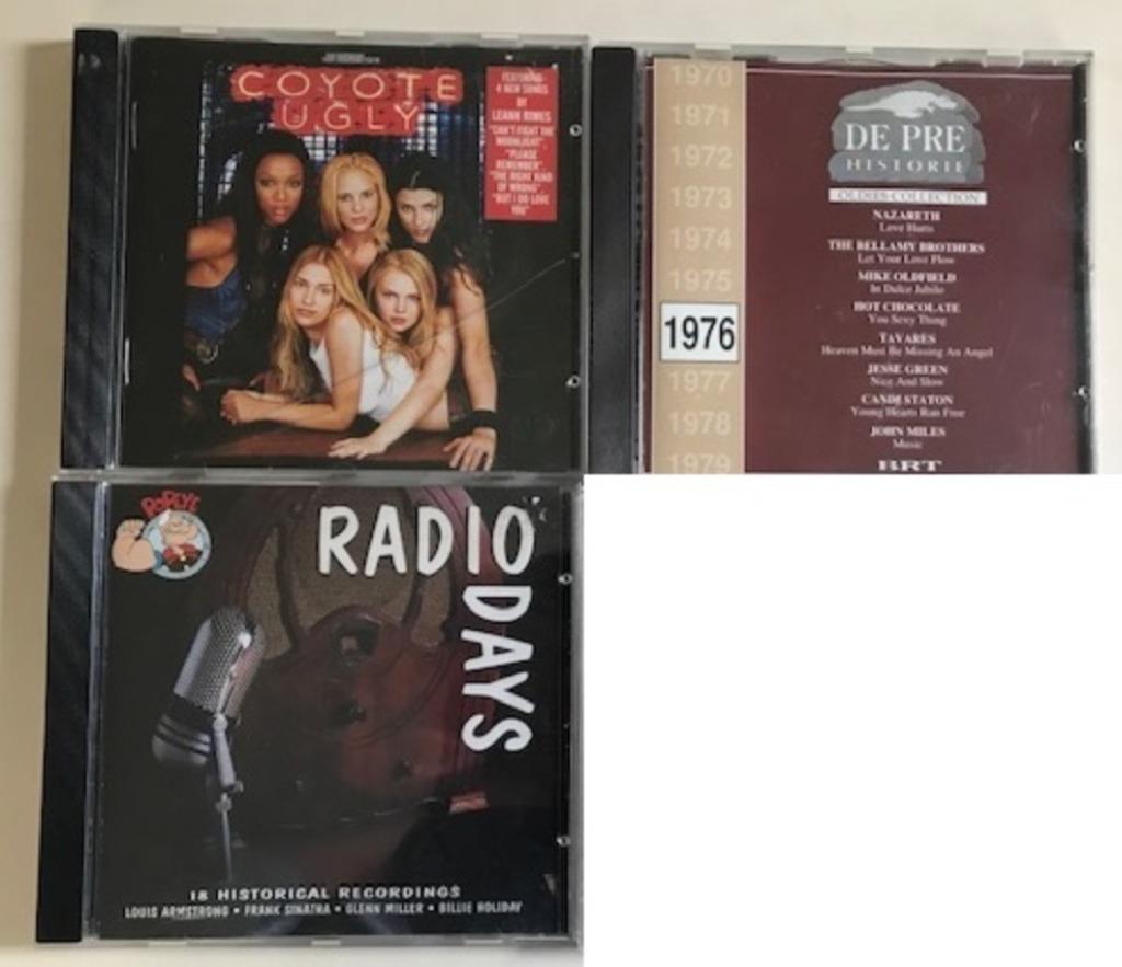 LOT 3 CD's DIVERSE ARTIESTEN POPMUZIEK - PRE HISTORIE COYOTE, Cd's en Dvd's, Ophalen of Verzenden, Gebruikt, Pop