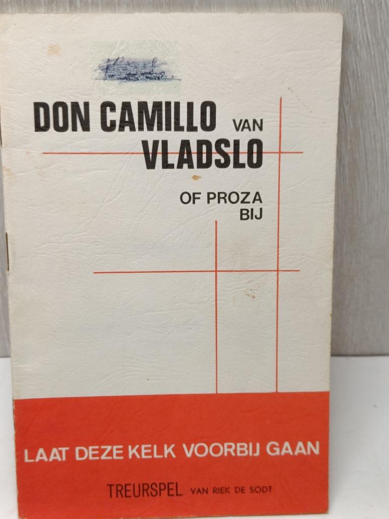 Don Camillo van Vladslo laat deze kelk voorbij gaan riek, Ophalen of Verzenden, Gelezen