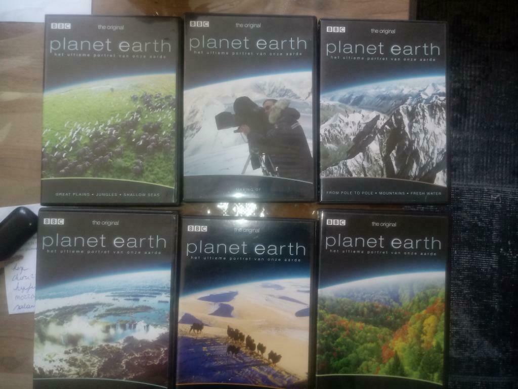 6 dvd bbc planet earth, Verzenden, Natuur