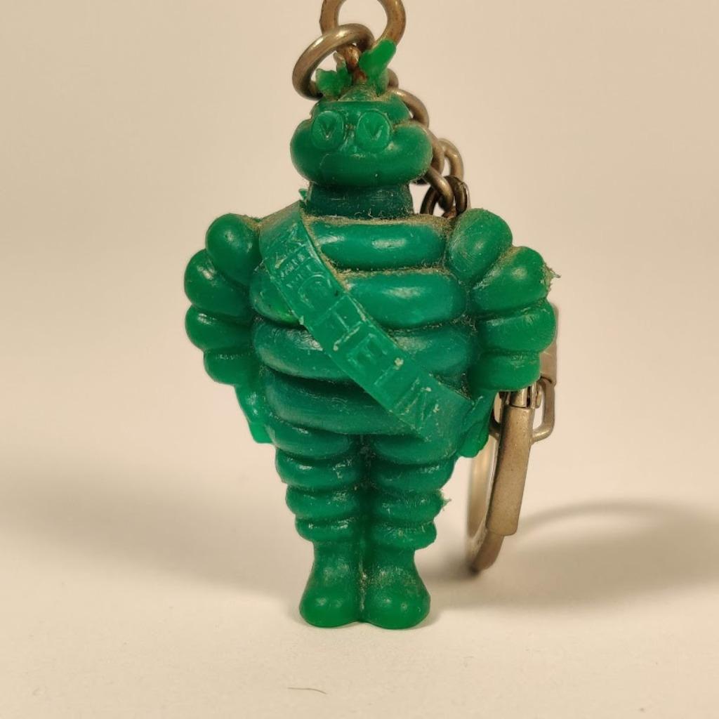 2 sleutelhangers - Vintage - Michelin - Bibendum, Verzamelen, Ophalen of Verzenden