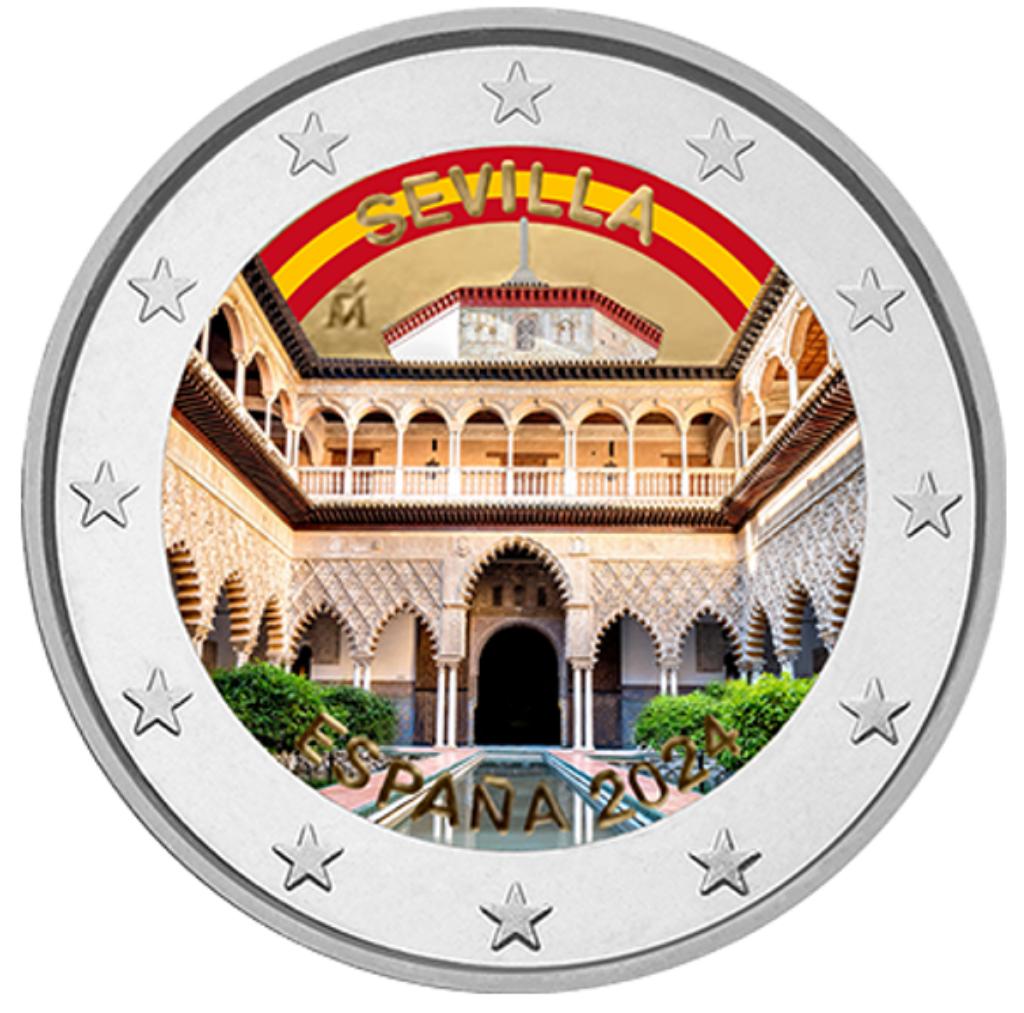 2 euros Espagne 2024 Séville colorée, Enlèvement ou Envoi, Espagne, 2 euros