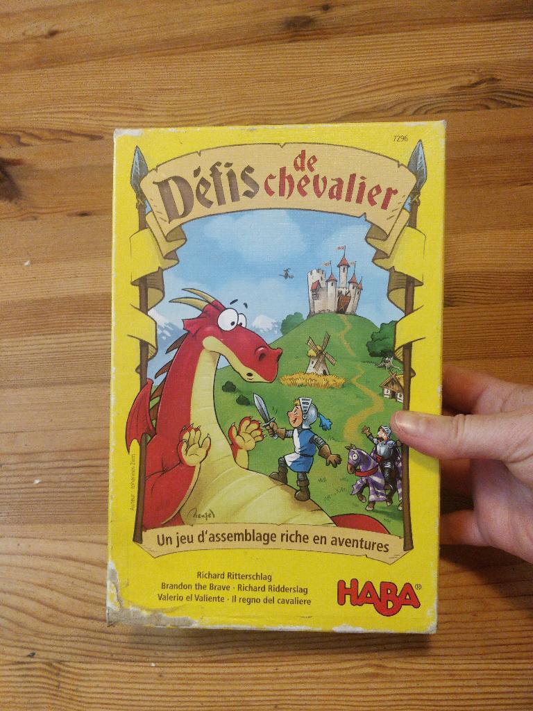 Jeu 'défis de chevalier' - Haba, Een of twee spelers, Ophalen, Gebruikt, Haba