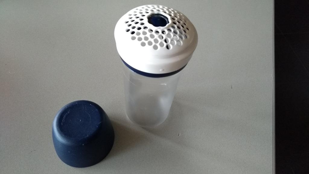 Tupperware Bloem of suiker strooier 300 ml, Enlèvement ou Envoi, Comme neuf, Bleu