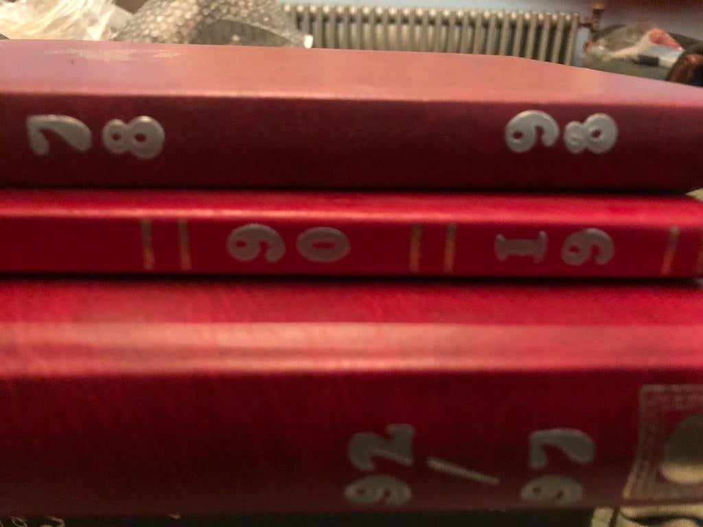 Nederland 3 postzegelalbums, Ophalen of Verzenden, Na 1940, Gestempeld