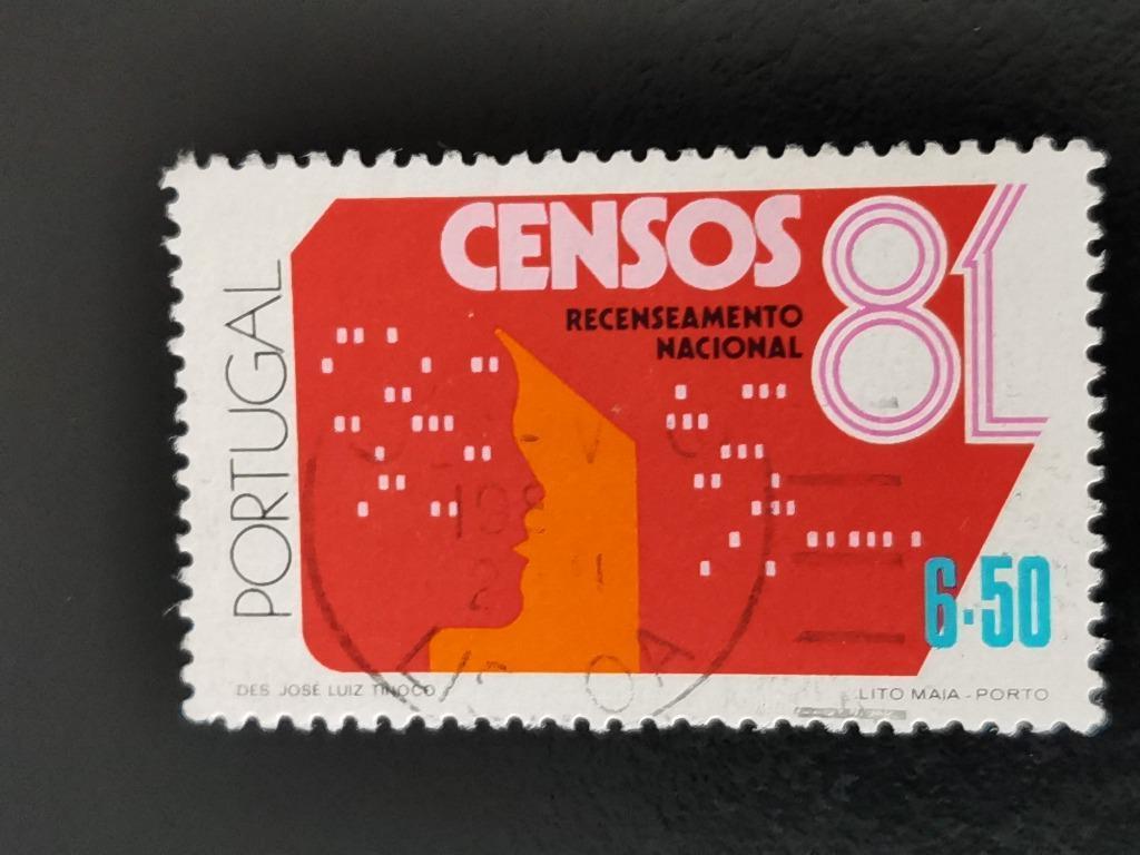 Portugal 1981 - volkstelling, Ophalen of Verzenden, Portugal, Gestempeld