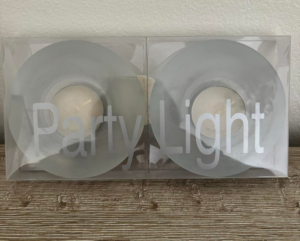 Party light theelichthouder 2 stuks ( nieuw), Ophalen of Verzenden, Nieuw