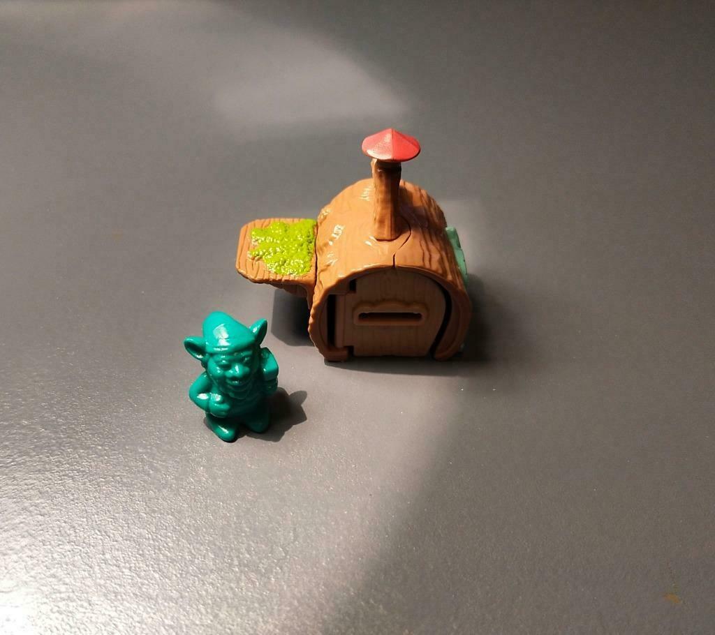 Figurine Tronc d'arbre cheminée et lutin K00 n 43 – KINDER, Enlèvement ou Envoi, Utilisé, Numéros K